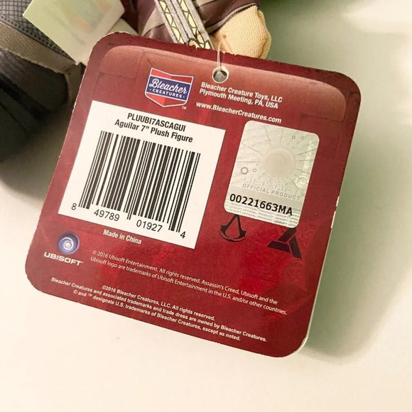 2016 Assassins Creed Aguilar Plush Bleacher Creatures 7 Inch Figure Toy - Picture 9 of 12